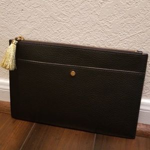 J. CREW LARGE SIGNET POUCH